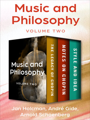 cover image of Music and Philosophy Volume Two